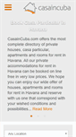 Mobile Screenshot of casaincuba.com
